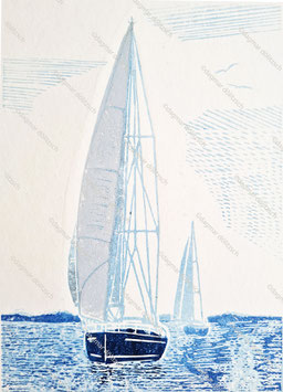 Graues Segel