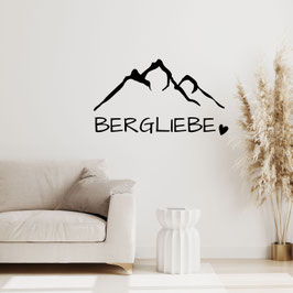 Schriftzug "Bergliebe"