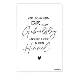 Seelengruß "Geburtstag im Himmel"