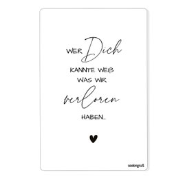 Seelengruß "Wer Dich kannte"