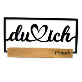 Aufsteller DU&ICH Passt.