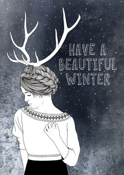 Postkarte 'Winter''