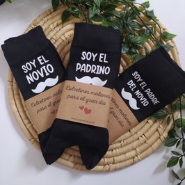 Calcetines personalizados para bodas – regalo divertido para invitados