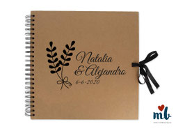 Libro de firmas Lavanda