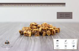 Trainingsleckerlis Kaninchen oder Pute (99 % Fleisch)