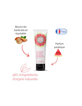 Crème de Soin Mains & Pieds Hydratante Senteur Pastèque