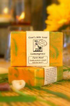 Lemongrass Goat's Milk Soap ~ All Natural