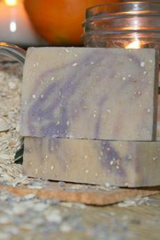 Lavender & Oats Goat's Milk Soap ~ All Natural