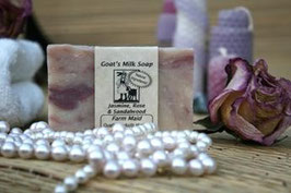 Jasmine, Rose & Sandalwood Goat's Milk Soap ~ All Natural
