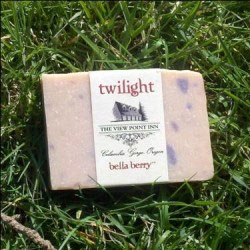 bella berry twilight ~ Viewpoint Inn Logo ~ Goat's Milk Soap