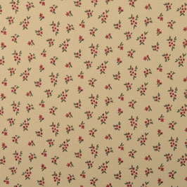 Rib Jersey Flowers beige