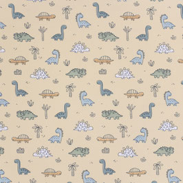 Jersey Babydinos beige