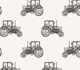 Jersey Traktor schwarz/ weiß
