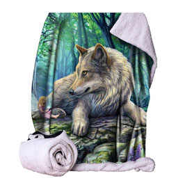 Decke Wolf Fairy Stories