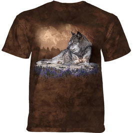 Wolf Distant Mountains