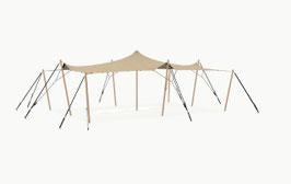 9 × 6 Meter STRUX StretchZelt  Komplettset