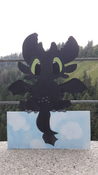 Geburtstafel Drache " Ohnezahn"