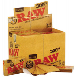 Raw 300 Leaves Box: 1 1/4 - 40er