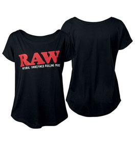 Raw Girl Shirt, Black