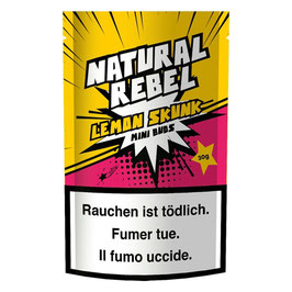 Natural Rebel: CBD Mini Buds - Lemon Skunk