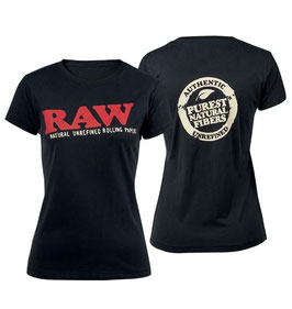 Raw Girl Shirt, Stamp Logo