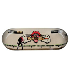 Raw Metal Skate Deck Tray: Grafitti Rawthentic