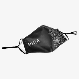 Gesichtsmaske Stoff - Mandala Ohia Black