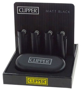 Clipper Metall Micro Black Matt (12er)