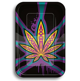 Rolling Tray: Graffiti Leaf - 27.5x17.5cm - 6er