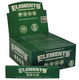 Elements Green King Size Slim, 50er