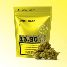 Local Weed: Lemon Haze: CBD Indoor Blüten