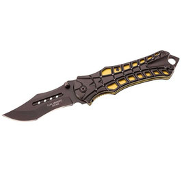 Einhandmesser Black & Yellow