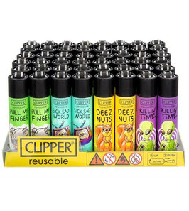 Clipper: Slogan #4 - Black Cap - 48er - Assortiert