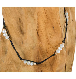 Brillen-& Maskenband Wax-Makrameethread, mit Perlenbeads