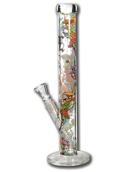 Black Leaf Bong Mushroom Tree - 45.5cm