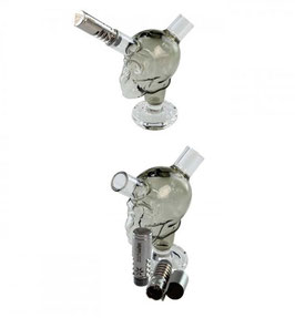 Bubbler VAPOLICX Skull mit Dynavap-Köpfchen