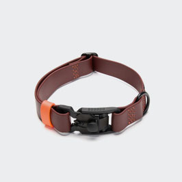 Cloud7 Hundehalsband BioThane Ipanema Aubergine Orange