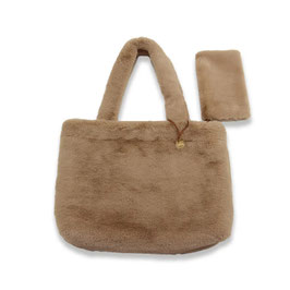 Webpelz Hundetasche Karamell