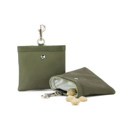 Leckerli Tasche Leder Olive