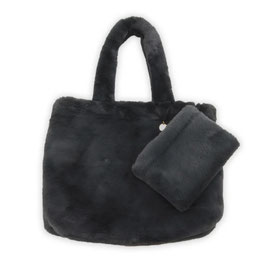 Webpelz Hundetasche Anthrazit