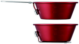Aluminium Collapsible Camping Sierra Cup RED