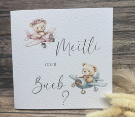 Baby Karte Geschlecht