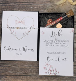 Hochzeitsgeschenk JUST MARRIED