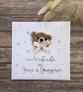 Weihnachtskarte Grosseltern Gotti Götti