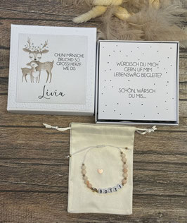 Bambi Chlini Mänsche STEINARMBAND GOTTI GOETTI