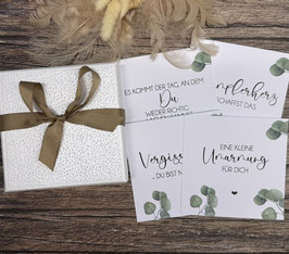 Geschenkbox à la carte Trauer, Krankheit, Verlust, Mutmacher