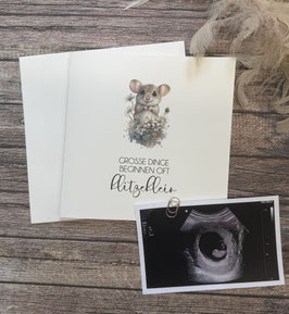 Karte Grosse Dinge beginnen oft klitzeklein