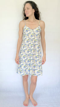 Nightgown swiss printed muslin, 100% cotton