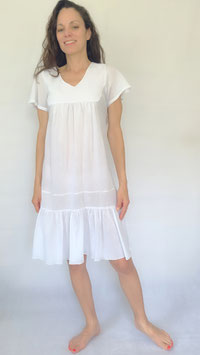 Camicia da notte in voile, cotone 100%