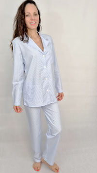 Pyjama aus 100% garngefärbter Baumwolle